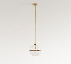 Spencer Glass Globe Pendant (12")