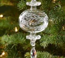 Clear Glass Ornament