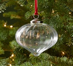 Oversized Glass Icicle Ornament
