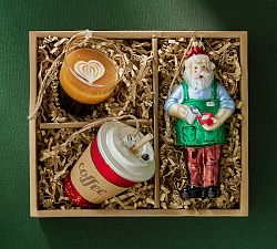 Coffee Ornament Box - Set of 3