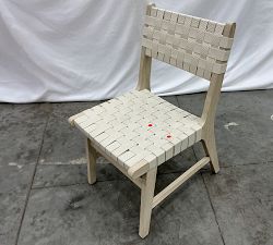 Open Box: Abbott Acacia Woven Outdoor Dining Chair - Biscotti