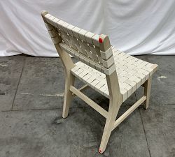 Open Box: Abbott Acacia Woven Outdoor Dining Chair - Biscotti