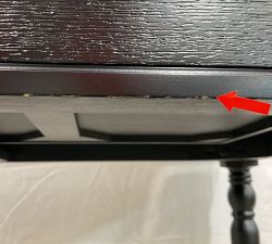 Open Box: Chris Loves Julia Modern Traditional Writing Desk (42") - Onyx