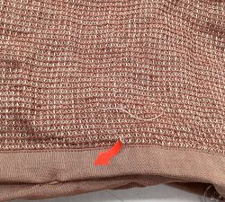 Open Box: European Flax Linen Waffle Duvet Cover, Twin/Twin XL - Brick