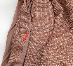 Open Box: European Flax Linen Waffle Duvet Cover, Twin/Twin XL - Brick