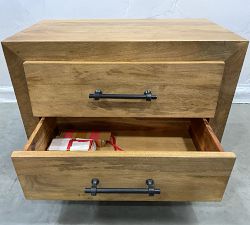Open Box: Oakleigh Nightstand (32") - Heirloom Wheat, Traditional Hardware