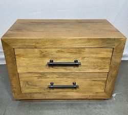 Open Box: Oakleigh Nightstand (32") - Heirloom Wheat, Traditional Hardware