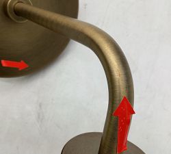 Open Box: Reagan Globe Sconce (7") - Tumbled Brass