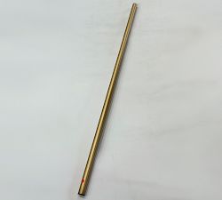 Open Box: Standard Oversized Hardware Curtain Rod (108"-144", 1.50 diam.) - Brass