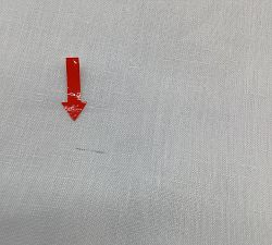 Open Box: Belgian Flax Linen Light Filtering Curtain (54"W x 92"L) - Classic Ivory
