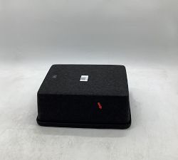 Open Box: Felted Sculpted Lidded Bins, Medium (15"W x 12"D x 6"H), Set of 3 - Charcoal