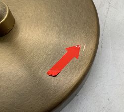 Open Box: Reagan Globe Sconce (7") - Tumbled Brass