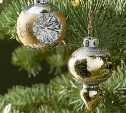 Mini Glass Ornaments - Set of 12