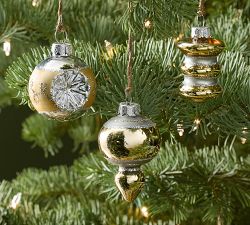 Mini Glass Ornaments - Set of 12
