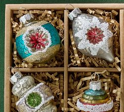 Mini Glass Ornaments - Set of 12