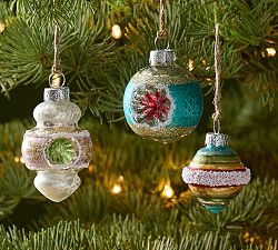 Mini Glass Ornaments - Set of 12