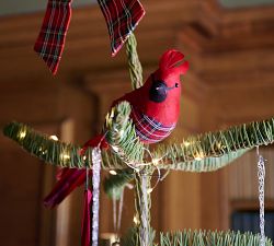 Feathered Cardinal Ornament