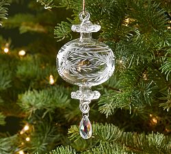 Clear Glass Ornament