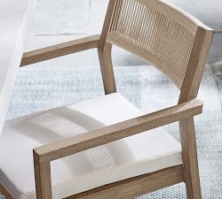 Indio Coastal Rope Stackable Outdoor Dining Chair