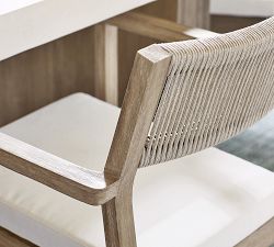 Indio Coastal Rope Stackable Outdoor Dining Chair