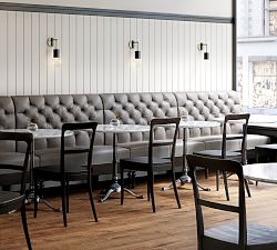 Hayworth Leather Banquette - 50" Double Seat