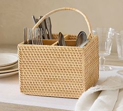 Tava Handwoven Flatware Caddy