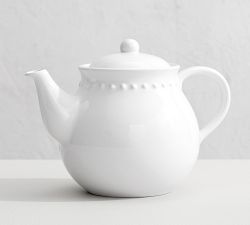 Emma Beaded Stoneware Teapot