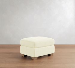 PB Comfort Modern Roll Arm Storage Ottoman (30")