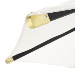 Rectangular Metal Umbrella with Metal Accents (10')