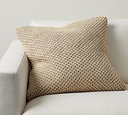 Stonewashed Handknit Pillow Cover