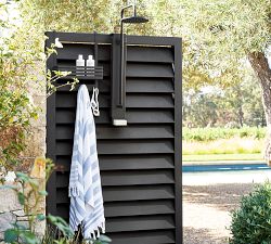 Malibu Metal Outdoor Wall Shower