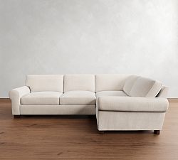 Turner Roll Arm 3-Piece Sectional (113")