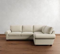 Turner Roll Arm 3-Piece Sectional (113")