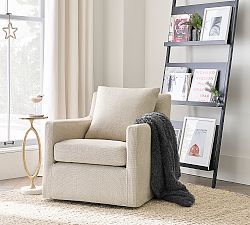 Ayden Square Arm Swivel Glider