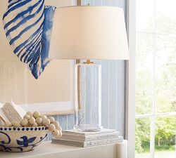 Cove Glass Table Lamp (27")