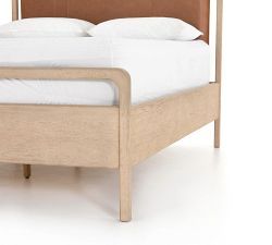 Andes Leather Platform Bed