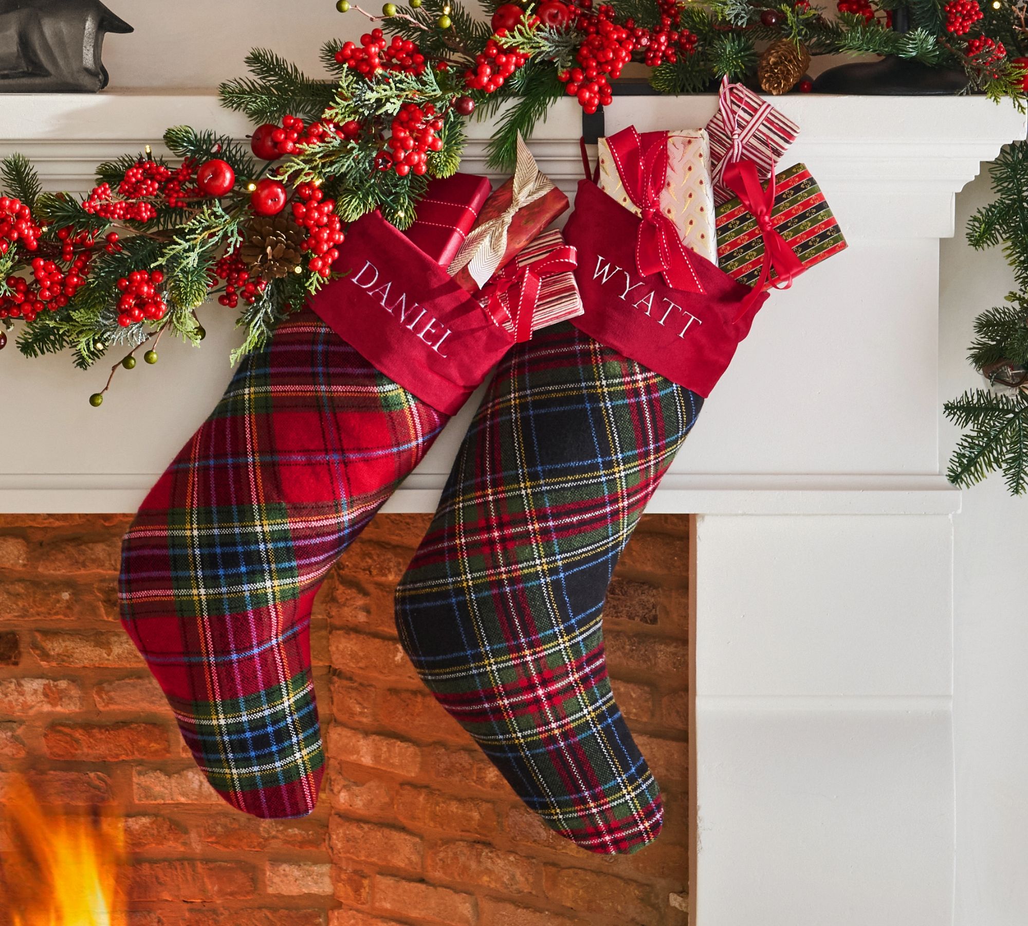 Plaid Stockings