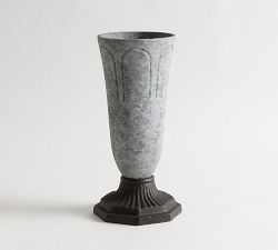 Big Daddy's Antiques Zinc Footed Vase