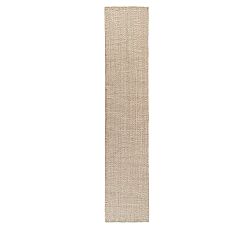 Open Box: Chunky Wool Jute Rug (2.5' x 12') - Natural