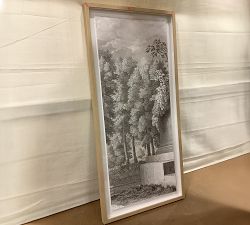 Open Box: Etched Garden Triptych 3 (29" x 61")