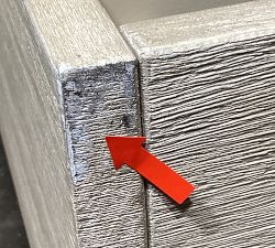 Open Box: Indio Eucalyptus Modern Platform Outdoor Loveseat Frame - Biscotti