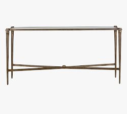Marceline Glass Console Table (60")