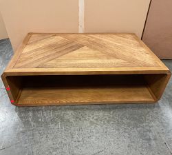 Open Box: Camden Rectangular Coffee Table (55") - Natural Ash