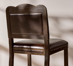 Big Daddy's Antiques Leather Counter Stool