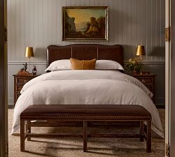 Big Daddy's Antiques Leather Bed