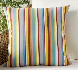 Outdoor Personalized Paolo Striped Pillow