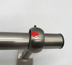 Open Box: Hidden Connection Room Darkening Curtain Rod (60"-108", 1.25" Diam.) - Pewter