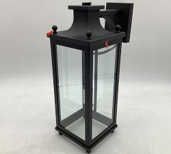 Open Box: Belvedere Metal Outdoor Lantern Sconce (16") - Oil Bronze