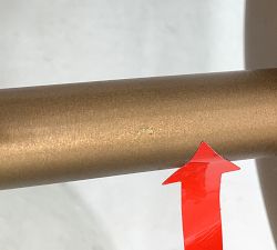 Open Box: Bridget Recycled Glass Double Sconce (14") - Tumbled Brass