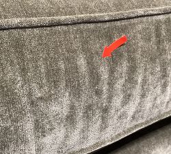 Open Box: Chesterfield Square Arm Upholstered Loveseat (69") - Rustic Chenille Dark Moss